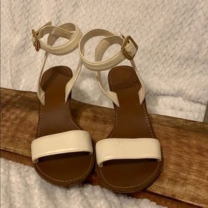 White Tory Burch Sandals